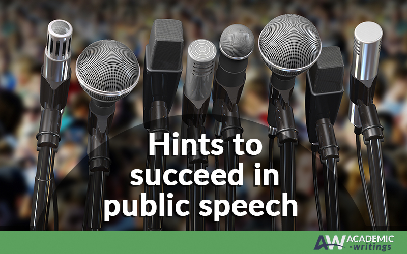 Tips on public speaking